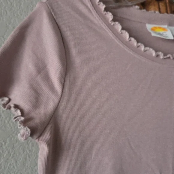 C&C California NWT Mauve Short Sleeve Top - Picture 3 of 6